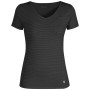 Camiseta funcional de mujer Fjällräven Abisko Cool T-Shirt W gris Dark Grey