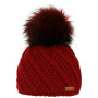 Gorro de mujer Zulu Coldin rojo Red