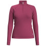 Camiseta funcional de mujer Smartwool W Classic Thermal Merino BL 1/4 ZB 2022 rosa festive fuchsia heather