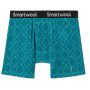 Calzoncillos bóxer funcionales para hombre Smartwool M Merino Print Boxer Brief Boxed azul Deep Lake