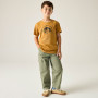 Camiseta para niños Regatta Bosley Wood Brown