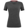 Camiseta funcional de mujer Salewa Pure Eagle Amr W Smles Tshirt. gris oscuro Black Out