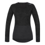Camiseta funcional de mujer Husky Merino 100 Dl. Rukáv L negro