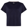 Camiseta funcional de mujer Icebreaker Women Mer 150 Lodge SS Tee azul oscuro Midnight Navy