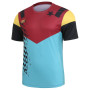 Maillot de ciclismo de hombre Protective 115011-760 P-Fast Gun azul/rojo dark haze