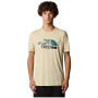 Camiseta de hombre The North Face M S/S Mountain Line Tee