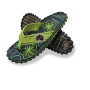 Chanclas de mujer Gumbies Lime Hibiscus