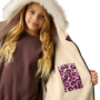Abrigo impermeable para niños Regatta Junior Waterproof Changing Robe Pro Pink
