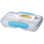 Caja de merienda Sistema Small Split To Go 350ml azul claro