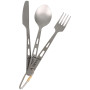 Juego de cubiertos Warg Hyperion Titan Cutlery Set gris grey