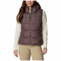 Chaleco de mujer Columbia Pike Lake II Insulated Vest marrón Basalt