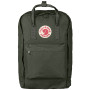 Mochila Fjällräven Kanken 17" negro mate 662 deep forest