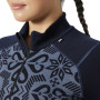 Camiseta funcional de mujer Helly Hansen W Lifa Merino Midw Gra 1/2 Zip