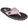Chanclas de mujer Gumbies Islander Turtle gris/rosa GrayPink