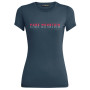 Camiseta de mujer Salewa PURE M. DRI-REL W S/S TEE azul oscuro PremiumNavyMelange