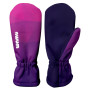 Guantes softshell para niños WAMU Mozaika purple