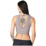 Camiseta sin mangas para mujer Drexiss Feel Yoga Coffee