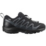 Calzado de jóvenes Salomon Xa Pro V8 Cs Waterproof J negro Black / Black / Ebony
