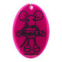 Colgante Boll Reflective Pendant 4 rosa Magenta