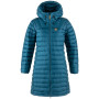 Abrigo de plumón para mujer Fjällräven Snow Flake Parka azul oscuro Deep Sea