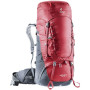Mochila Deuter Aircontact 45+10 (2020) burdeos CranberryGraphite