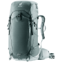 Mochila Deuter Trail Pro 34 SL gris/verde teal-tin