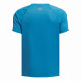 Camiseta para niños Under Armour Tech Split Wordmark SS-BLU