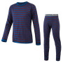 Ropa interior funcional para niños Sensor Merino Air Set azul/rojo