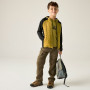 Chaqueta para niños Regatta Junior Andreson Hybrid BlkWdBrown