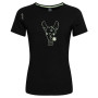 Camiseta de mujer Chillaz Valencia Happy Alpaca negro Black