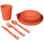 Vajilla Zulu Easy Picnic Set 6in1