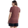 Camiseta de mujer Icebreaker Women Wave SS Tee Stripe 2023