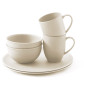 Vajilla Outwell Bamboo Dinner Set 2 persons blanco