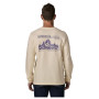 Camiseta de hombre Patagonia M's L/S MW Hut Tripper Skyline T-Shirt