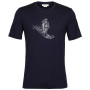 Camiseta de hombre Icebreaker Tech Lite II SS Tee Skiing Yeti azul oscuro midnight navy