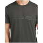 Camiseta funcional de hombre Icebreaker Merino Blend Core SS Tee Single Line Camp