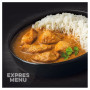 Plato preparado Expres menu KM Butter chicken con arroz basmati