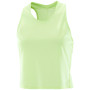 Camiseta sin mangas para mujer Salomon Sense Aero Short Tank W verde Butterfly