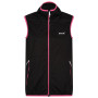 Chaleco de mujer Regatta Wmn Lankin B/W II negro/rosa Black(Flamingo Pink)
